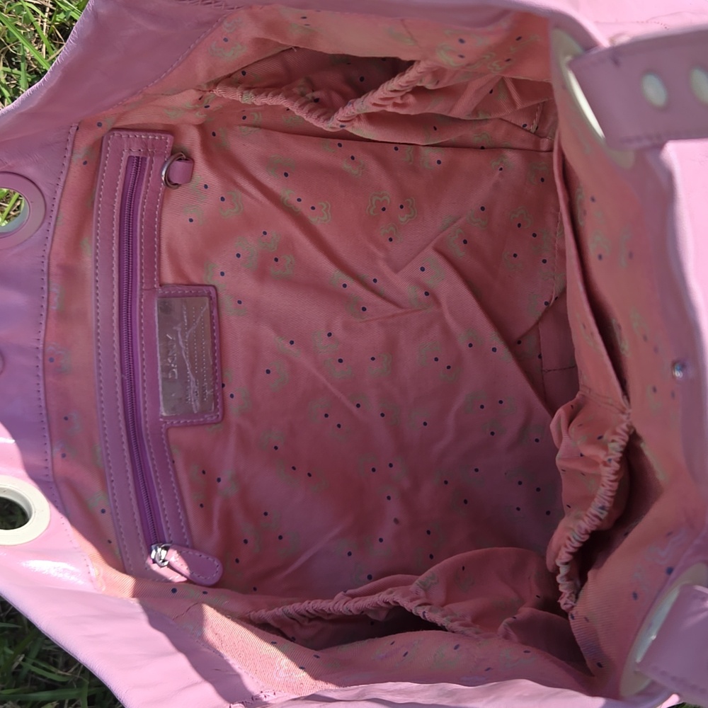 DKNY Pink Leather Shoulder/Handbag NWOT - Picture 6 of 6